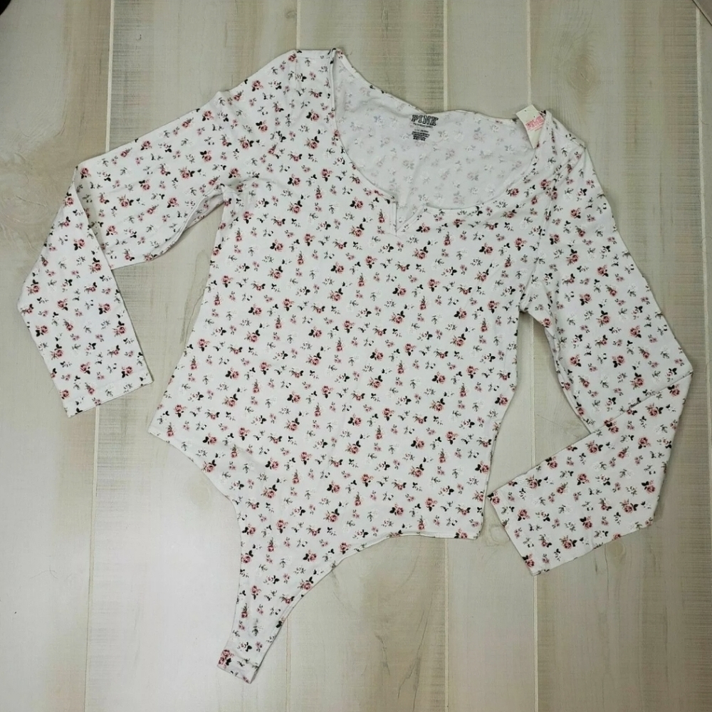 Victoria's Secret PINK Cotton Long Sleeve Floral B